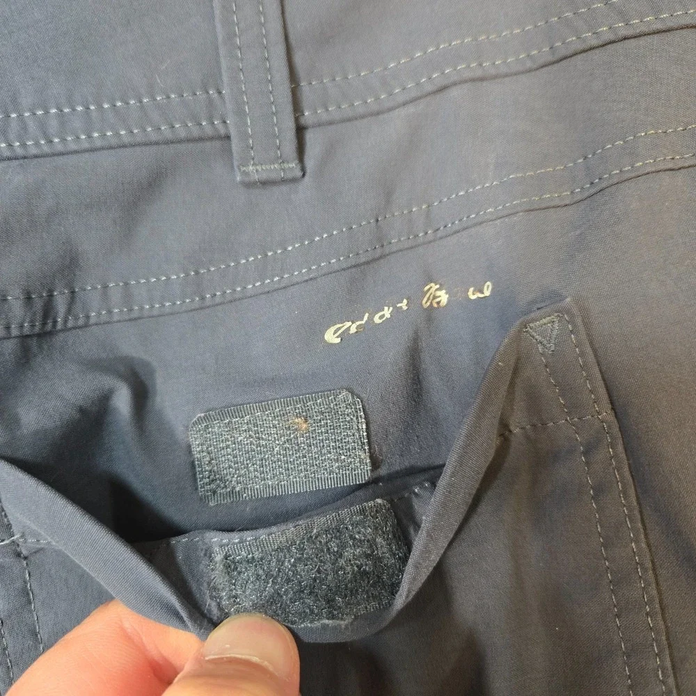 Eddie Bauer Pants Mens 36x34 Blue/Gray First Ascent Guide Pro Hiking outdoor